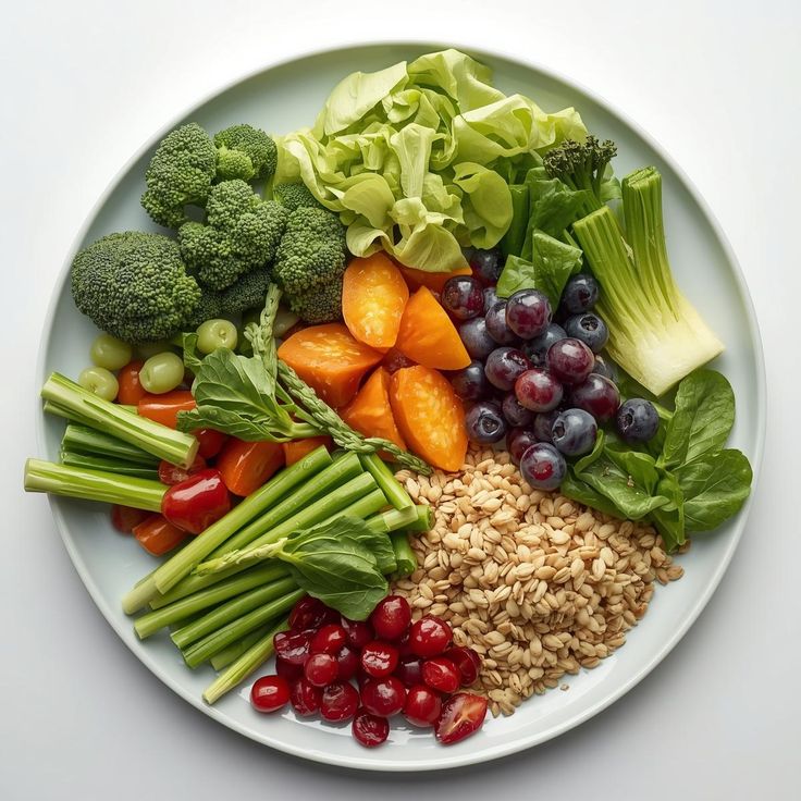 Abstract balanced visual suggesting calm meal planning